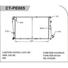 CT/PE-005標(biāo)致散熱器