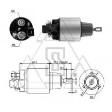 起動機電磁開關(guān)F-000-SH0-182 ZF 5-972