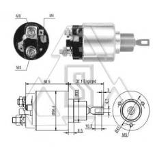 起動(dòng)機(jī)電磁開關(guān)9-330-081-064 ZF 971