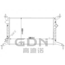 GDN.6.FT.049M-23 菲亞特 鋁質散熱器