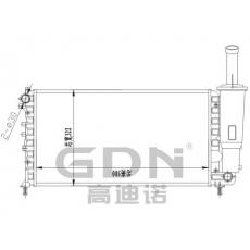 GDN.6.FT.047M-23 菲亞特 鋁質(zhì)散熱器