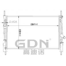 GDN.6.FD.027M-23 福特 鋁質散熱器