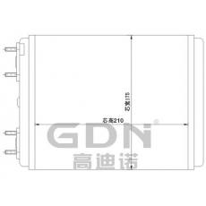 GDN.7.LA.010H-40 拉達(dá) 暖風(fēng)機(jī)水箱